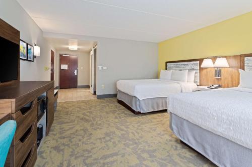 Letto o letti in una camera di Hampton Inn Jacksonville-I-295 East/Baymeadows
