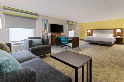 Letto o letti in una camera di Hampton Inn Jacksonville-I-295 East/Baymeadows
