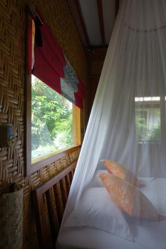 Cama o camas de una habitación en Villa Jati Mangsit
