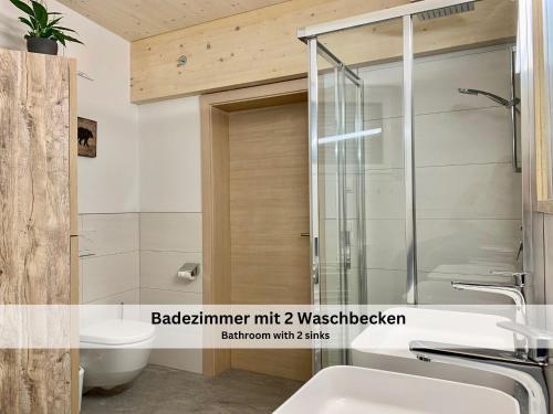 Kúpeľňa v ubytovaní Apartments Viola Altenmarkt