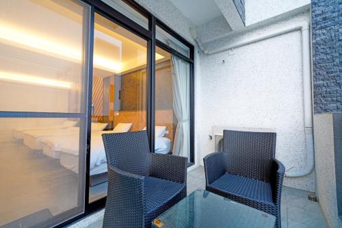 Zona d'estar a Bay Star B&B