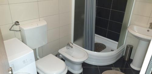 Koupelna v ubytování Urban Charm Apartment
