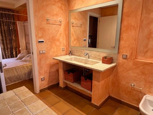 Ένα ή περισσότερα κρεβάτια σε δωμάτιο στο 519 - Casa Miranda