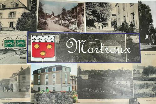 a collage of photographs of a city with the words notorious at Le studio «des Terroux » in Mortroux