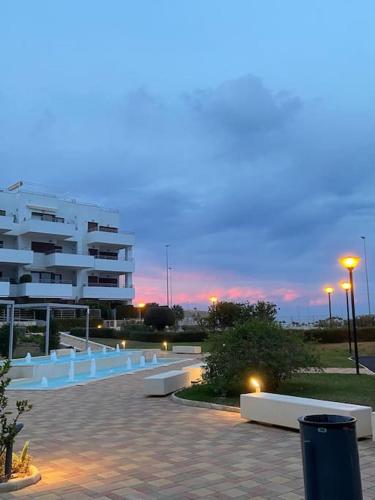 Πισίνα στο ή κοντά στο Privatunterkunft mit großer Poolanlage, Meerblick