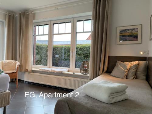Ένα ή περισσότερα κρεβάτια σε δωμάτιο στο Eschen´s Blick