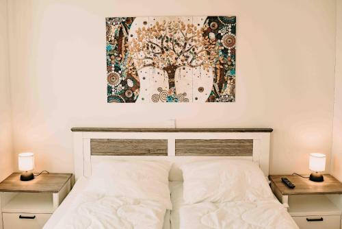 Ένα ή περισσότερα κρεβάτια σε δωμάτιο στο Sonneneck 1