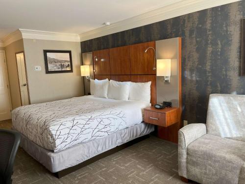Ένα ή περισσότερα κρεβάτια σε δωμάτιο στο Best Western Plus Silver Saddle Inn