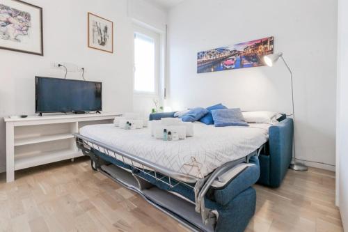 Кровать или кровати в номере Adriana Metro Suite