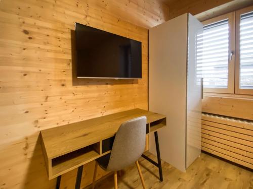 TV a/nebo společenská místnost v ubytování W&G Hotel