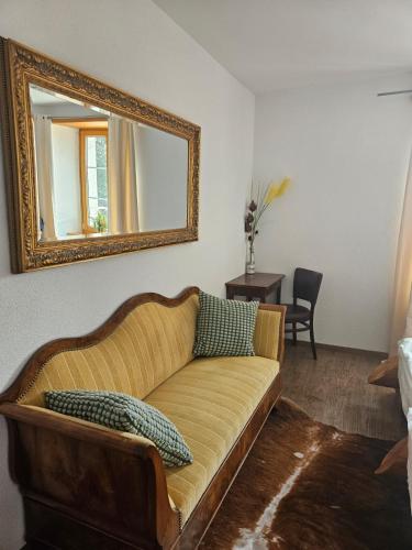 Posezení v ubytování Hôtel Restaurant du Marchairuz