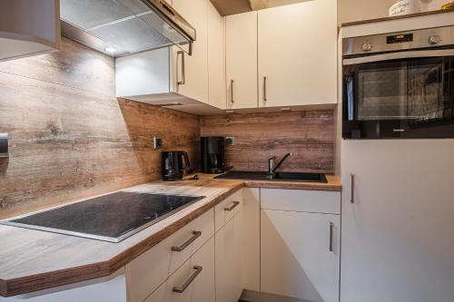 Dapur atau dapur kecil di Haus Möwe