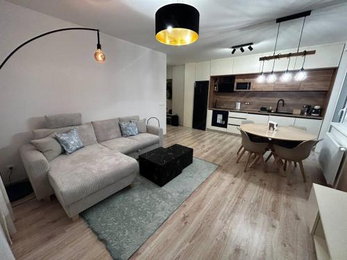 Kuchyňa alebo kuchynka v ubytovaní New 2 Bedroom apartment by the airport - FREE PARKING