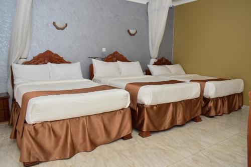 Postel nebo postele na pokoji v ubytování Epashikino Resort & Spa