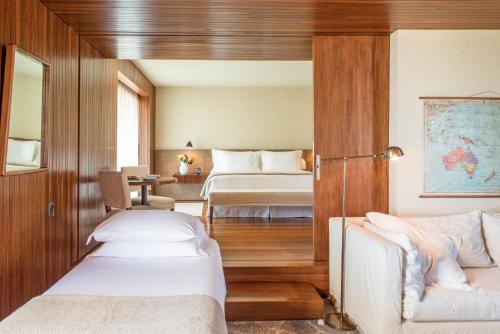 Postel nebo postele na pokoji v ubytování Hotel Fasano Punta del Este