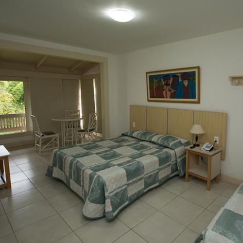 Katil atau katil-katil dalam bilik di HOTEL FAZENDA ROCHEDO