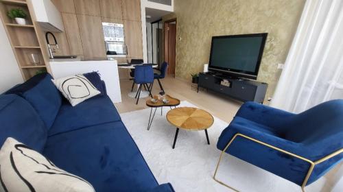 Blue Elegance Sky Park with parking