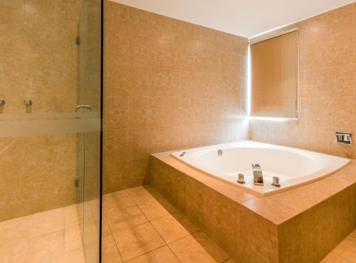 Koupelna v ubytování Hotel Veracruz Centro Histórico