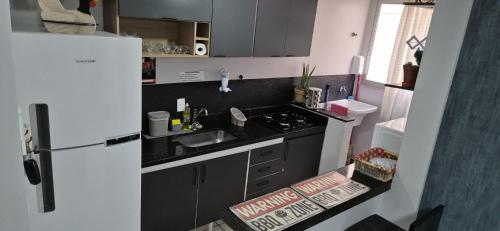 Küche/Küchenzeile in der Unterkunft Espaço Elegance