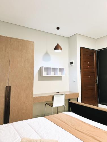 Nawasena Room Suiteにあるベッド