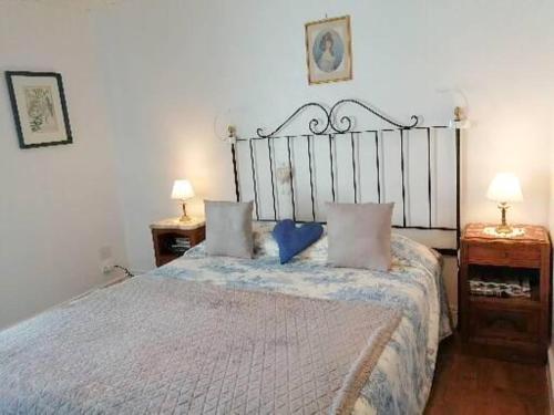 Postel nebo postele na pokoji v ubytování MAISON des FORGES