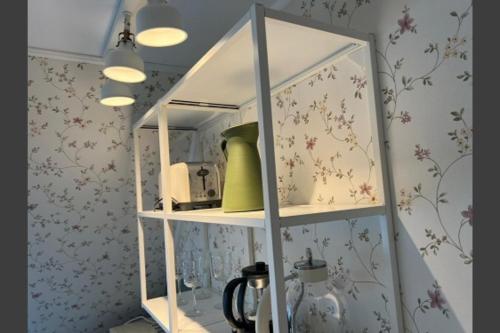 Kuchyň nebo kuchyňský kout v ubytování Studio-Apartment 29 beim Saseler Markt frisch renoviert