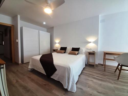 Postel nebo postele na pokoji v ubytování Hotel Posada Guadalupe