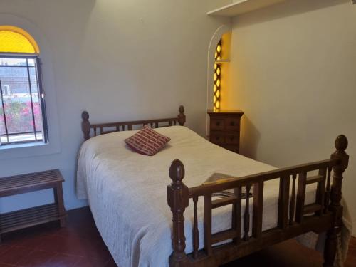 Postel nebo postele na pokoji v ubytování Apani Dhani Eco-Lodge