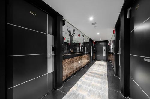 Kuchyň nebo kuchyňský kout v ubytování Jamsil Noblestay Hotel
