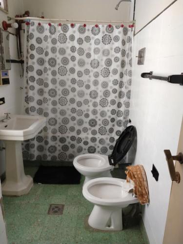 Koupelna v ubytování Casa chula