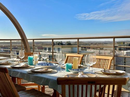 Balcon ou terrasse dans l'établissement Appartement Sainte-Cécile