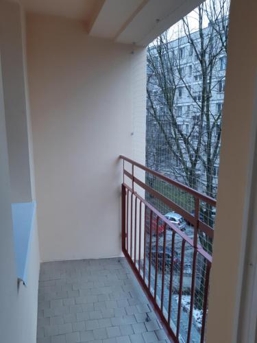 En balkong eller terrass på Apartament Katowice Spodek