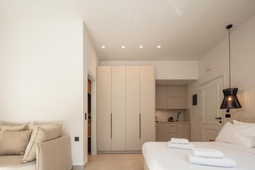 Χώρος καθιστικού στο Panorama Luxury Suites