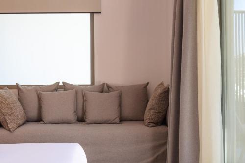 Χώρος καθιστικού στο Panorama Luxury Suites
