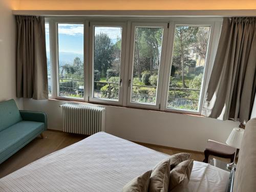 Katil atau katil-katil dalam bilik di Florence Rock Apartment