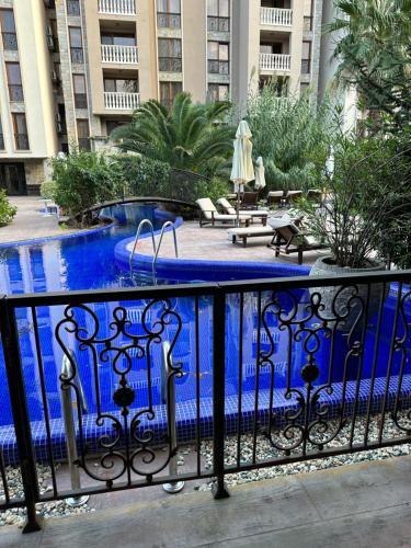 Bazén v ubytování Studio CASCADAS FAMILY RESORT nebo v jeho okolí