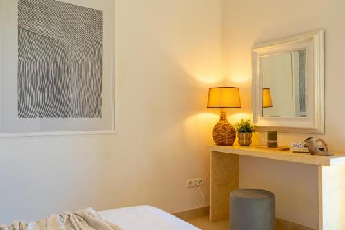 Ένα ή περισσότερα κρεβάτια σε δωμάτιο στο Sunny Villas