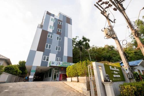 a building that looks like a cube at Khao Rang Place in Phuket Town
