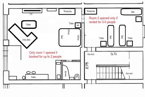 Κάτοψη του Elite Flats Two bedroom
