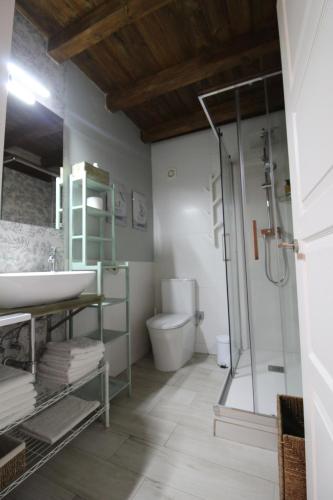 Apartamentos Vedelejos tesisinde bir banyo