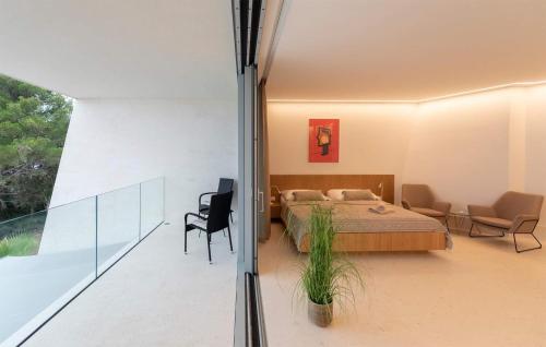 Ένα ή περισσότερα κρεβάτια σε δωμάτιο στο Stunning Home In Petrcane With Wifi