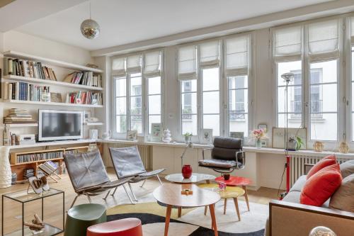 Photo de la galerie de l'établissement Spacious & colorful flat near Bastille - Paris 12, à Paris