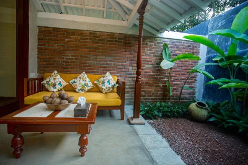 Zona de estar de Dhyana Beach Villa