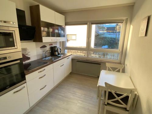 Kuchyň nebo kuchyňský kout v ubytování Harzgenuß