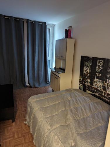 Gulta vai gultas numurā naktsmītnē résidence appart partagée Elancourt shared appartement