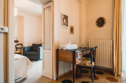 Posezení v ubytování B&B Villa le Ortensie