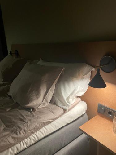 Postel nebo postele na pokoji v ubytování Chambre hotell