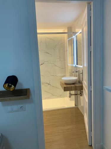 A bathroom at Apartamento Plaza De La Corredera