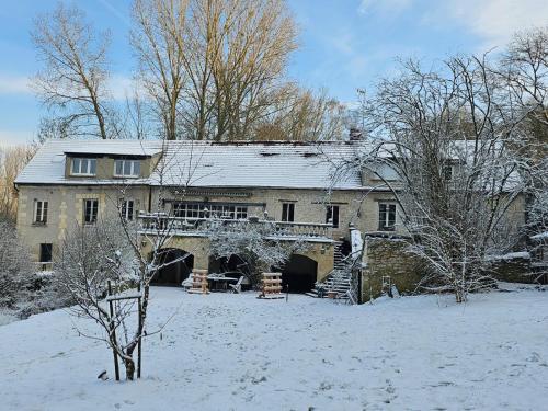 Le Vieux Moulin Chamant Senlis 60300 v zimě