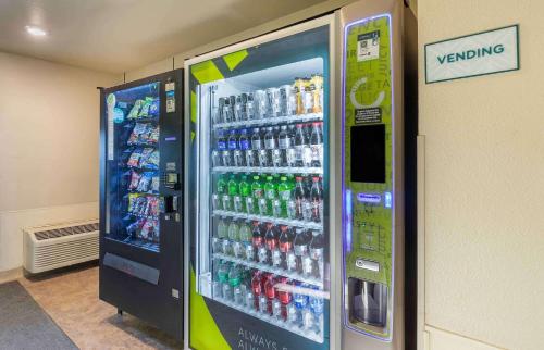 a vending machine filled with lots of bottles of soda at Extended Stay America Select Suites - Omaha - Southwest in Omaha